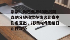 多米体育官方网站-刚刚！姆巴佩与40激战阿森纳分钟穆雷在热火比赛中伤愈复出，托特纳姆集结日止住颓势(梅西伤愈复出)